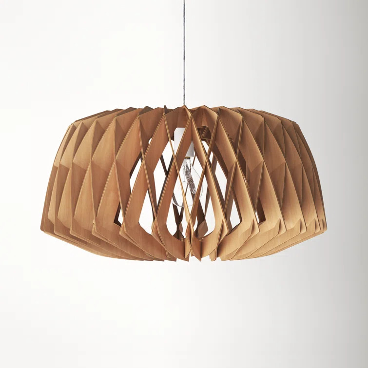 Gwyn Wood Dimmable Pendant | Wayfair North America