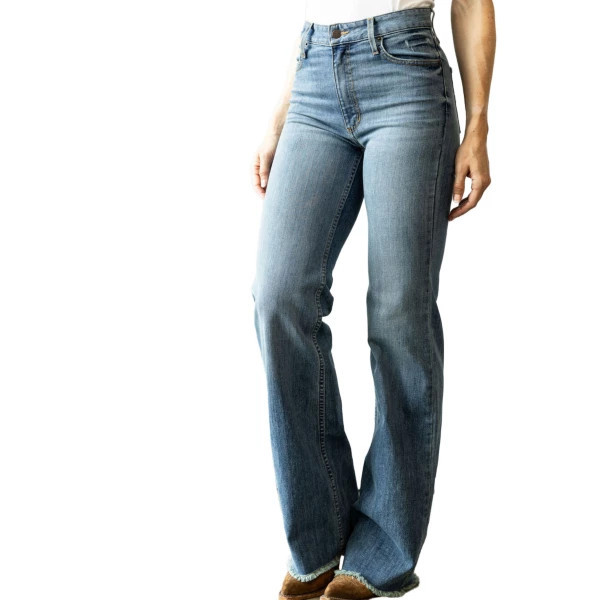 Women's Kimes Ranch Olivia Relaxed Fit Wide Leg Jeans 14 Blue | Scheels