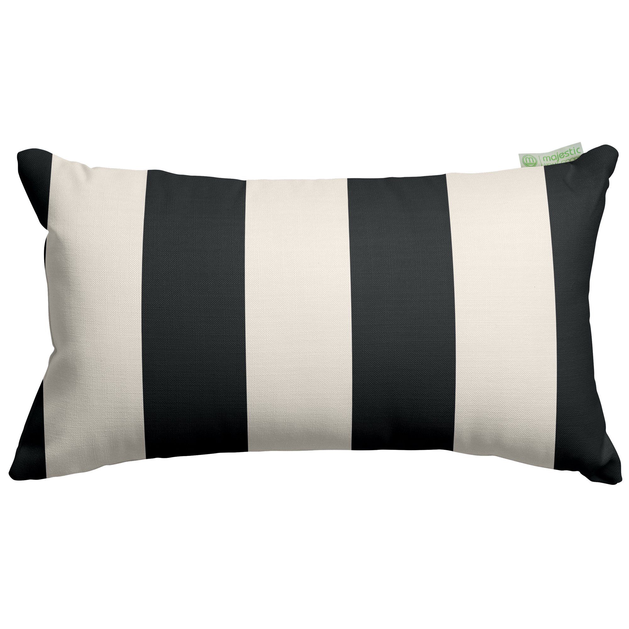 Majestic Home Goods Vertical Stripe Indoor Outdoor Small Decorative Throw Pillow | Walmart (US)