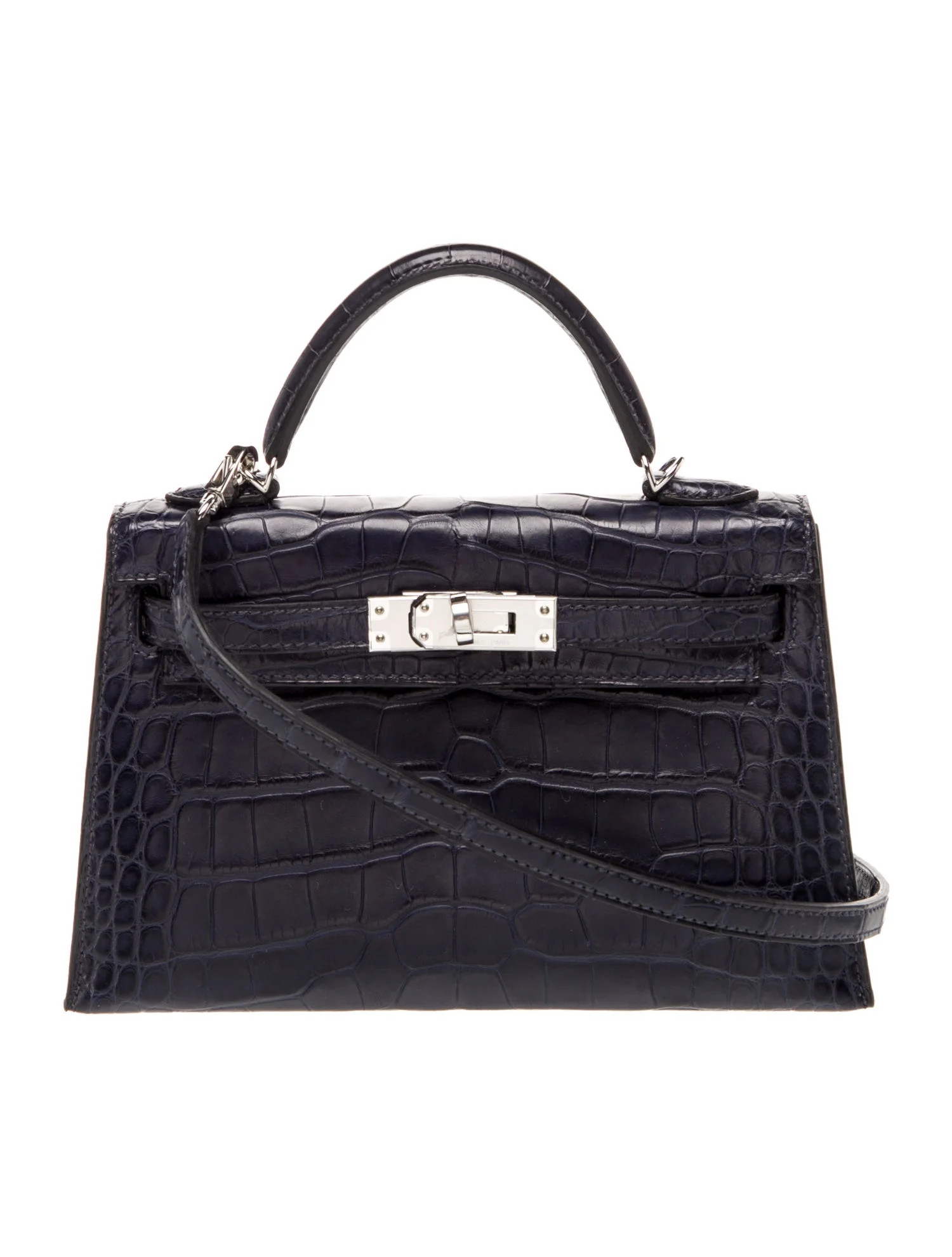 Matte Alligator Mini Kelly II 20 | The RealReal