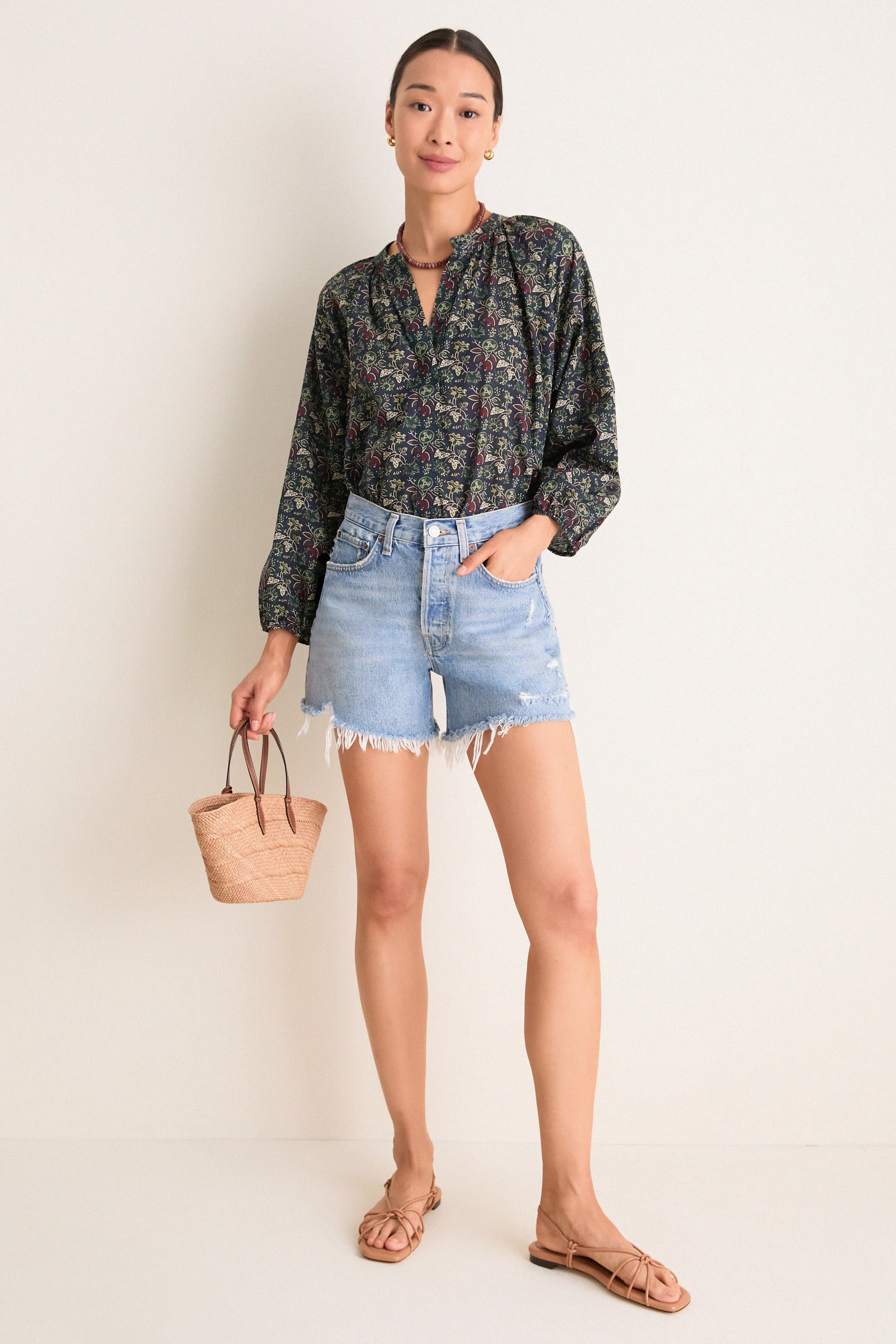 Midnight Renaissance Sawyer Blouse | Tuckernuck (US)