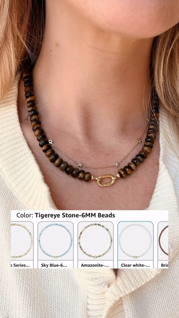 Look how cute my gemstone choker is from Amazon?! It comes in so many colors and it is perfect for stacking your necklaces!

#Amazon #AmazonFashion #AmazonFinds #TheSouthernSource 

 #LTKdayinmylife #LTKgrwm #LTKBeauty