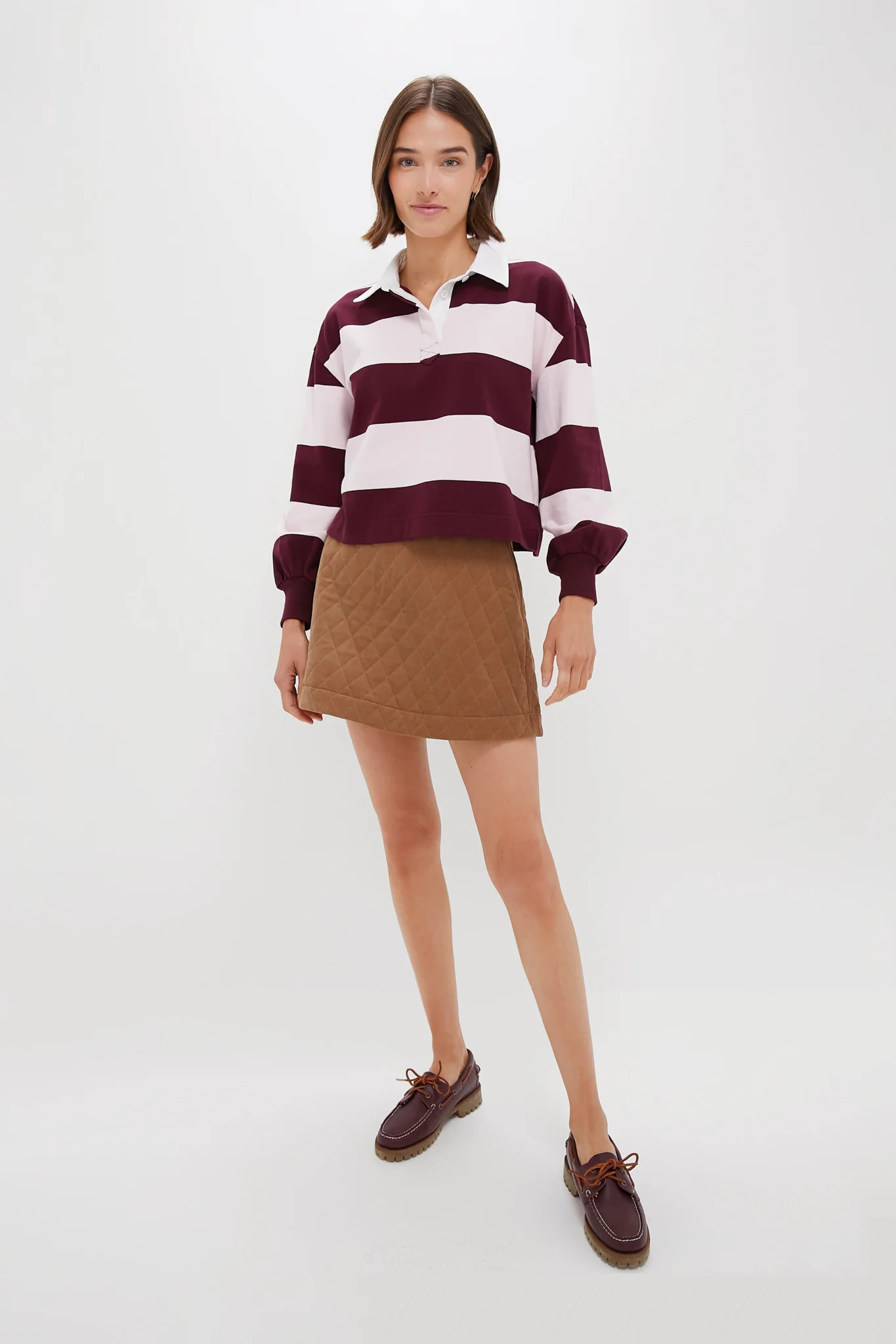 Pink and Winetasting Stripe Harry Rugby Polo | Tuckernuck (US)