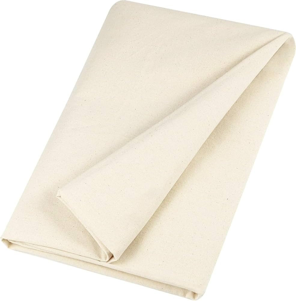 Canvas Fabric, Premium 10oz Natural Cotton Duck Canvas Fabric 62'' Wide for Arts & Crafts, Backin... | Amazon (US)