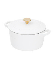 3qt Cast Iron 3qt Round Dutch Oven With Lid | Marshalls