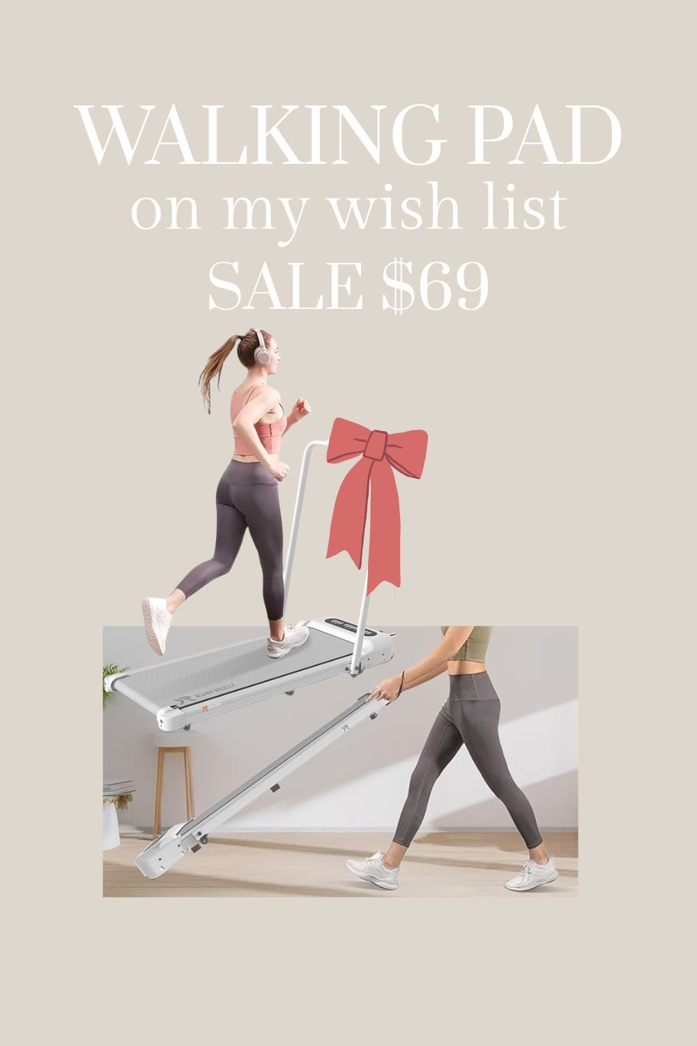 This walking pad is on my Christmas wish list this year. We have a Peleton treadmill in the workout room, but that’s in the basement and I’d love something to walk on in the living room, office or kitchen while I work or just watch tv. 

#LTKGiftGuide #LTKActive #LTKFindsUnder100