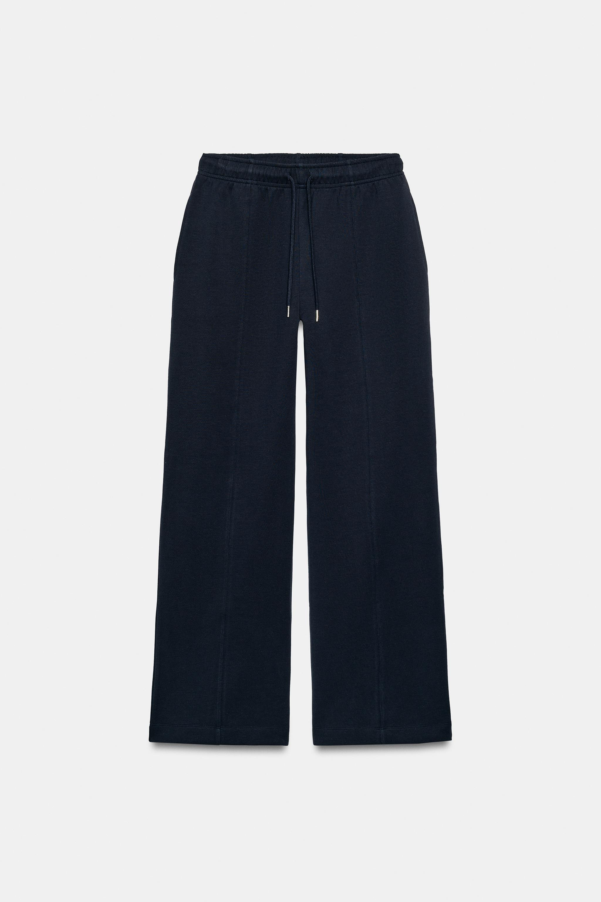 STRAIGHT INTERLOCK PANTS | Zara Canada