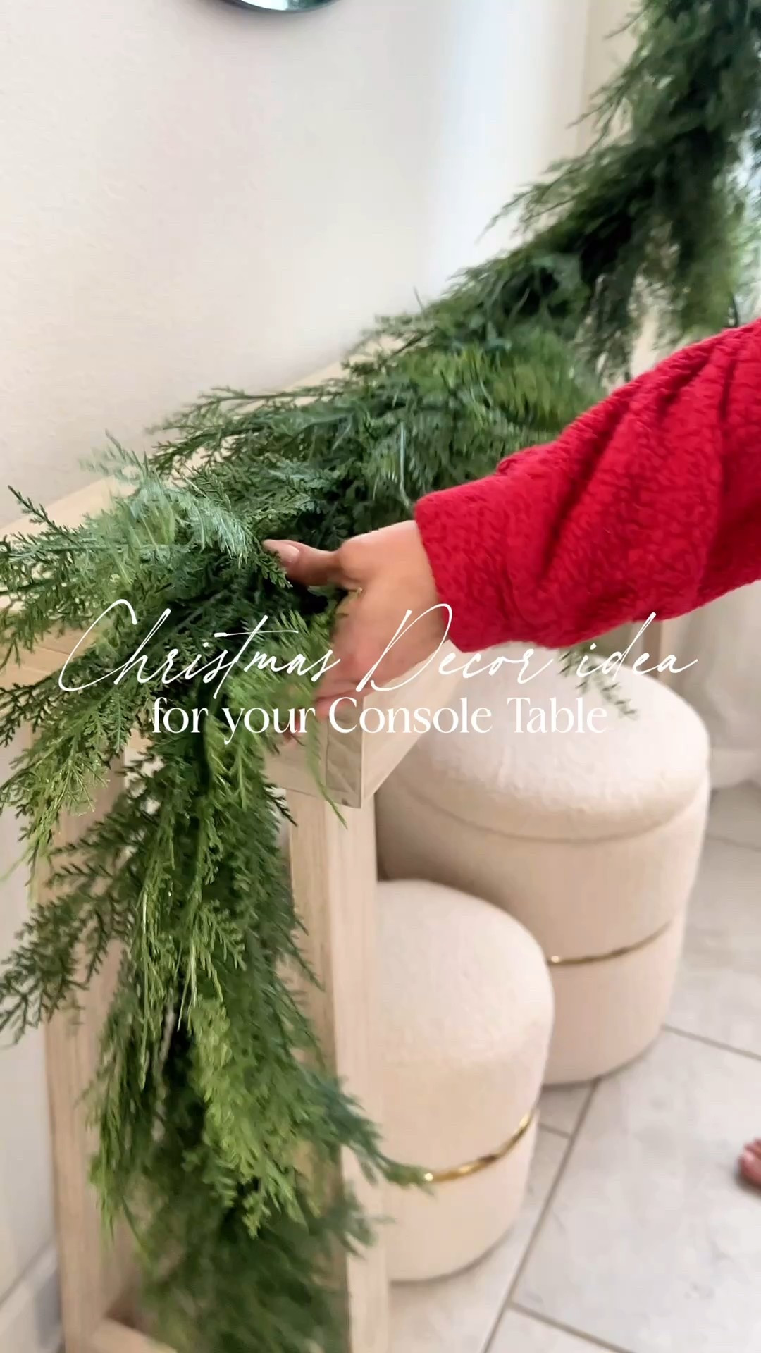 Christmas Decor Idea for your Console Table 🎄

#LTKHoliday #LTKHome #LTKSeasonal