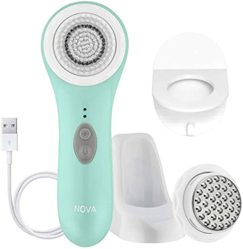 Spa Sciences NOVA - Patented Sonic Facial Cleansing Brush & Exfoliating System (Not a Spin Brush) -  | Amazon (US)