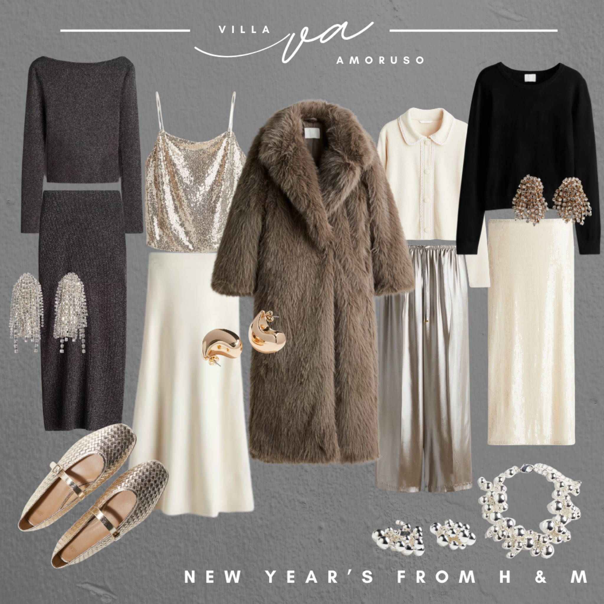 Neutral holiday outfits from H&M.  New Year’s Eve outfits.

#LTKStyleTip #LTKGiftGuide #LTKHoliday