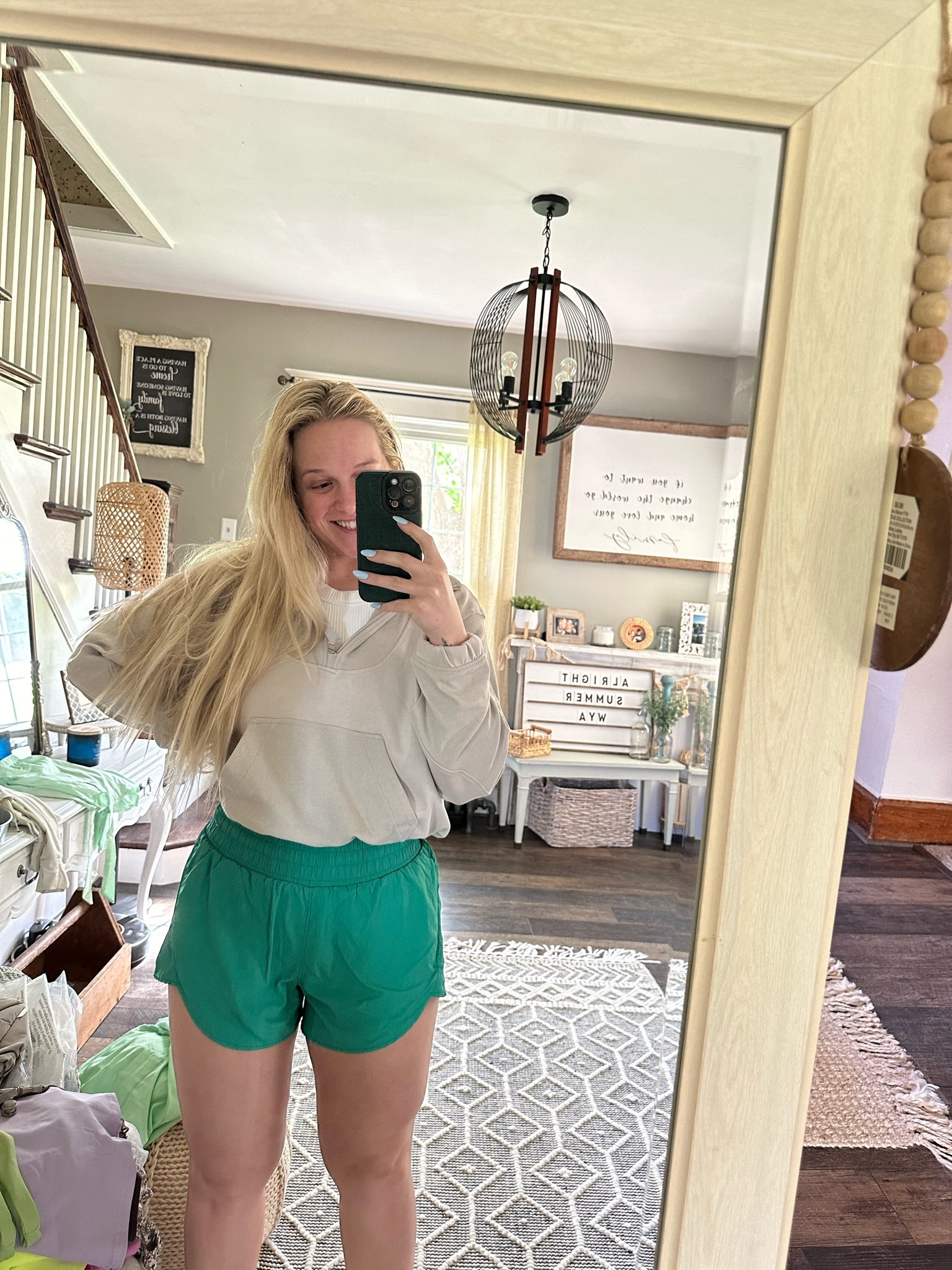 THIS PULLOVER IS EVERYTHING!!! 10/10 recommend! Wearing a size small. My shorts are all in motion from target but an older style so they no longer have them. I linked my next favorite pair!😍 wearing a small. 
#amazonfinds #amazonhaul 

#LTKstyletip #LTKfindsunder50 #LTKsalealert