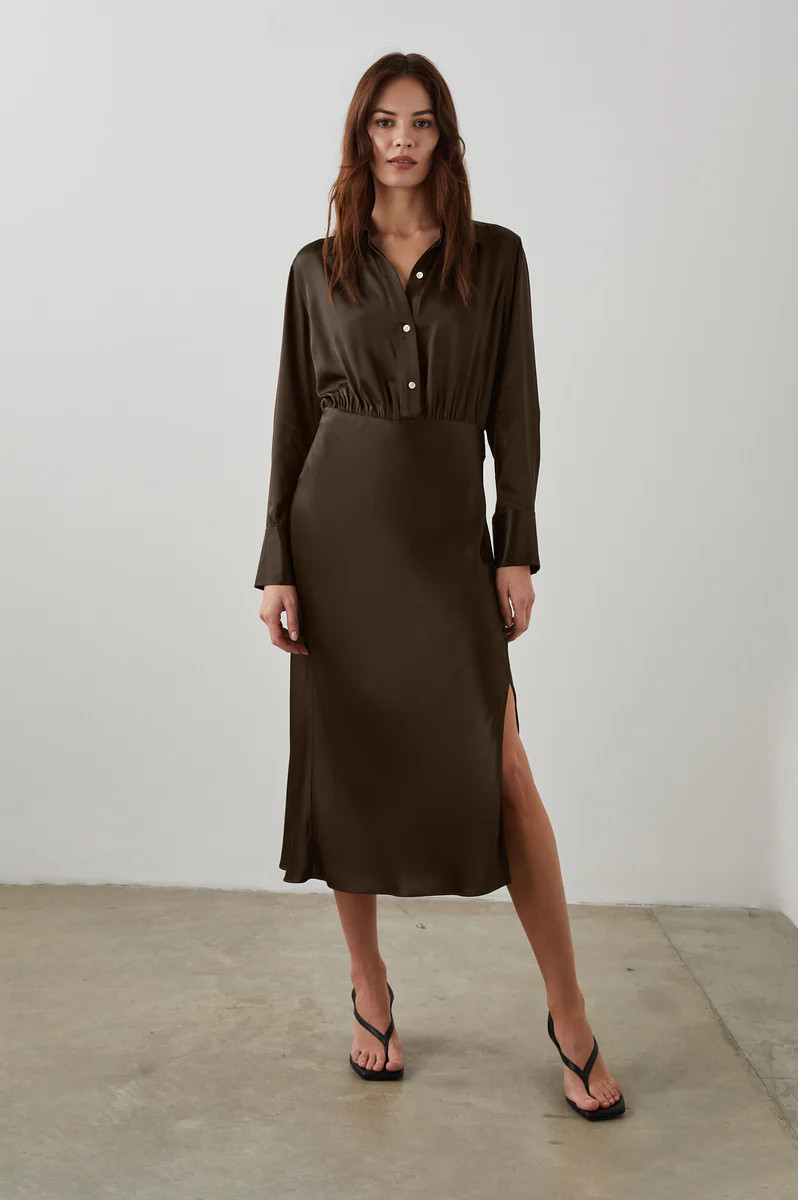 KATHLEEN DRESS - DARK MOSS | Rails