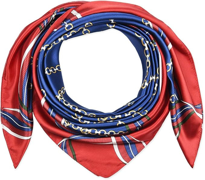 Corciova Womens Stain Silk Like Hair Wrapping Scarfs Night Sleeping Headscarf | Amazon (US)