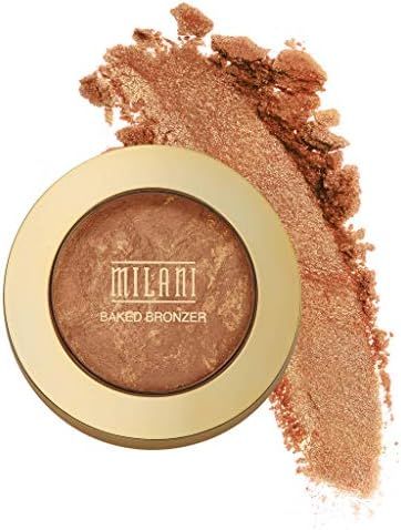 Milani Baked Bronzer - Dolce, Cruelty-Free Shimmer Bronzing Powder to Use For Contour Makeup, Highli | Amazon (US)