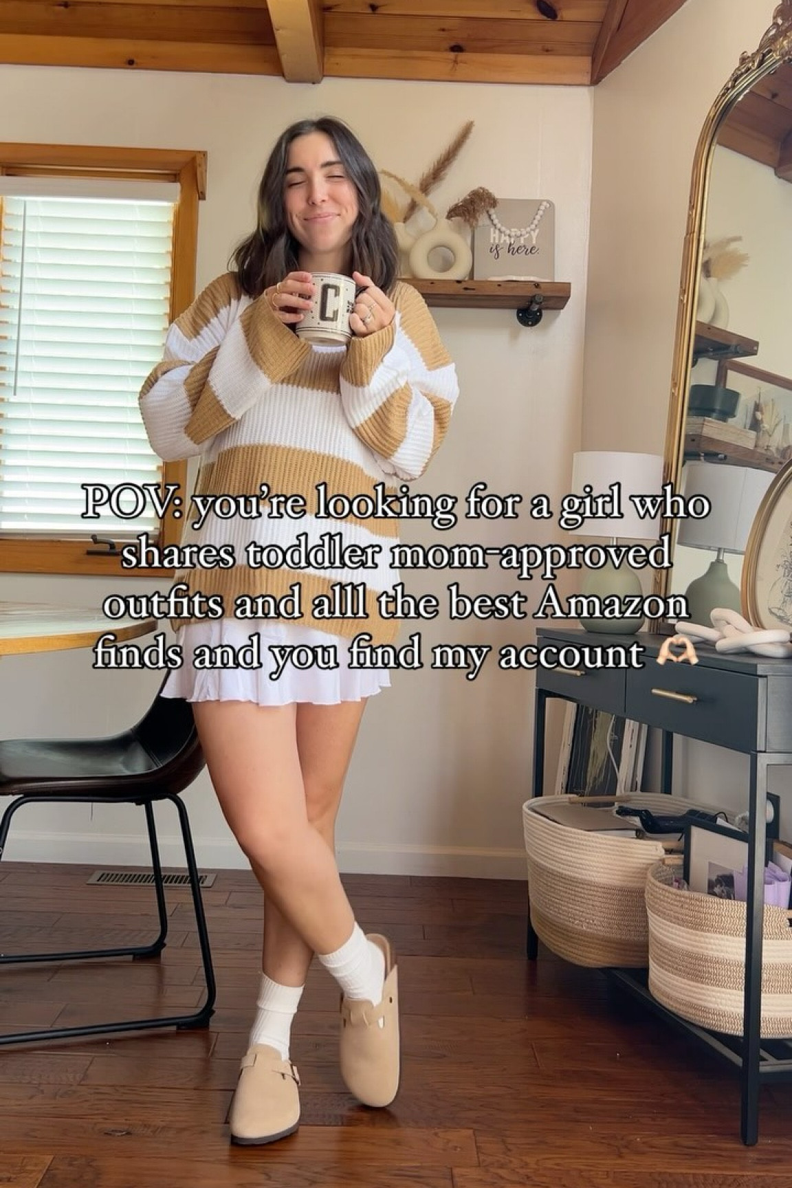 I heard the fun moms were wearing skorts + cozy sweaters this Fall?!? 🤎🍂

Not to mention these $36 Birkenstocks lookalikes. They are perfection 🤩

Everything you see here is Amazon! Comment SHOP to receive outfit details straight to your DMs 🫶🏻

#momswithstyle #momootd #momoutfits #everydaystyle #outfitideas #casualstyle #momstyle #outfitinspo #amazonfashion #falloutfitinspo #toddlermomapproved