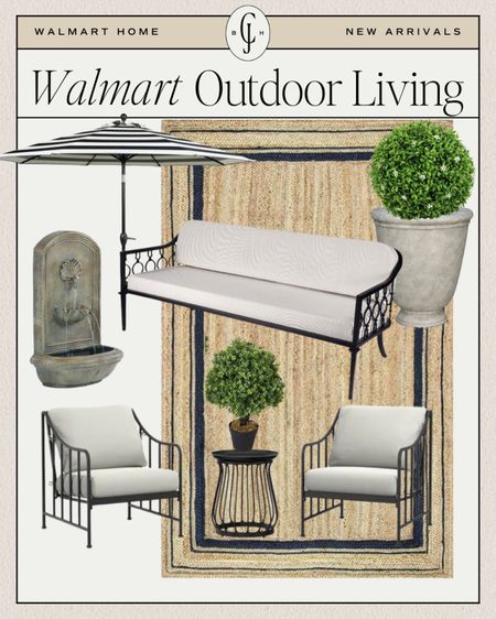 Walmart outdoor furniture and decor!
