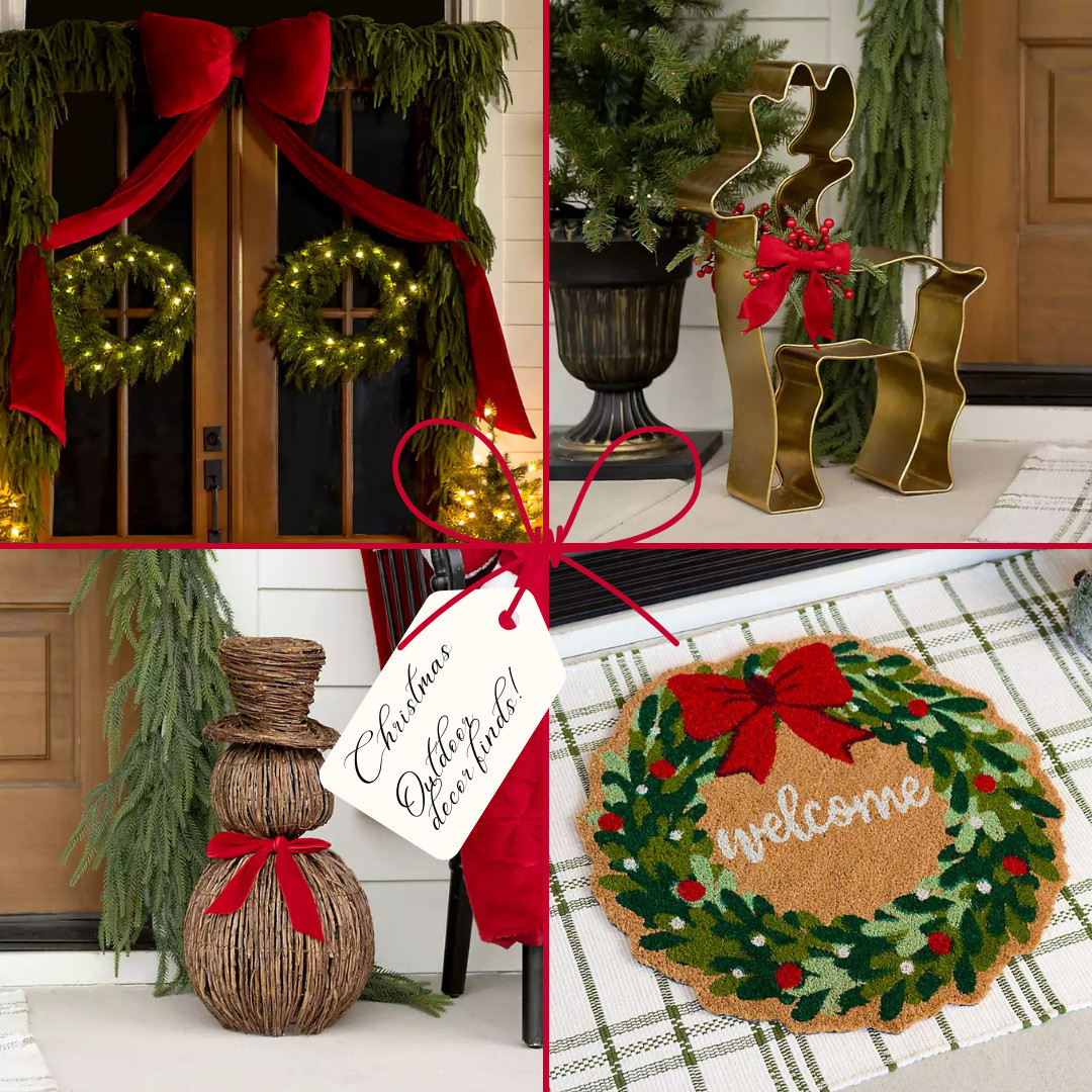 
Christmas Outdoor Decor Finds! - Porch Christmas Decor #christmas #christmasdecor #outdoorchristmas  

 

#LTKHoliday #LTKSeasonal #LTKHome