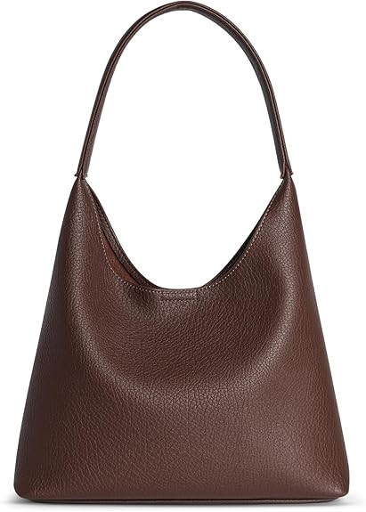 Hobo Bags for Women, Small Slouchy Hobo Purse, Soft Vegan Leather Shoulder Bag Trendy Everyday To... | Amazon (US)