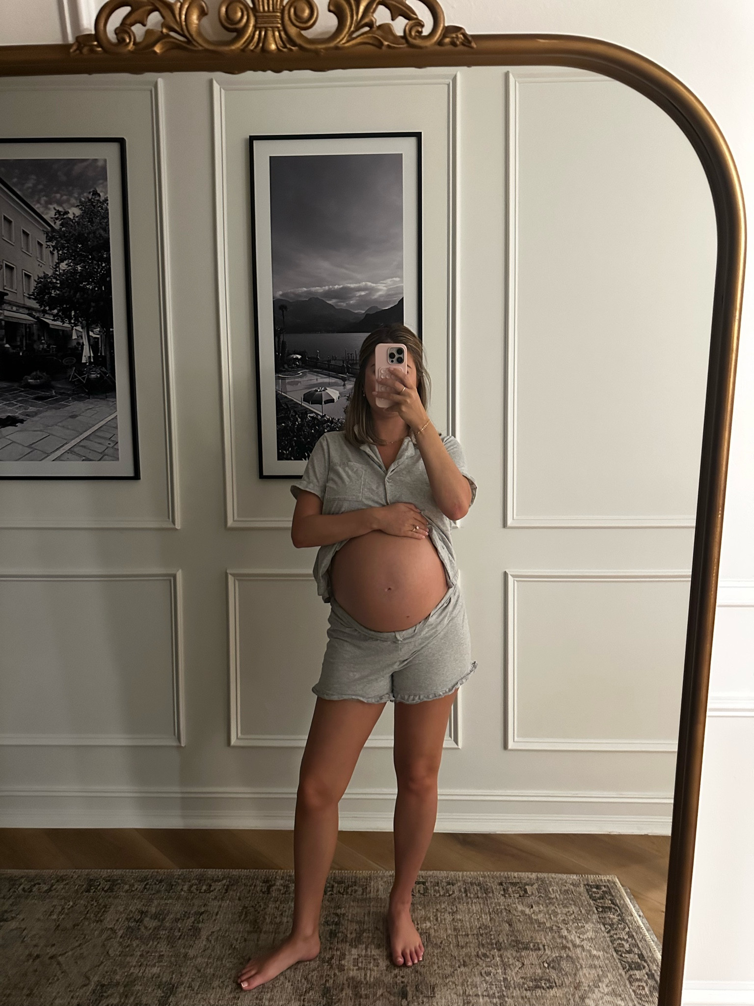 Bump friendly pjs pajamas Amazon pjs grey

#LTKFindsUnder50 #LTKTravel #LTKBump