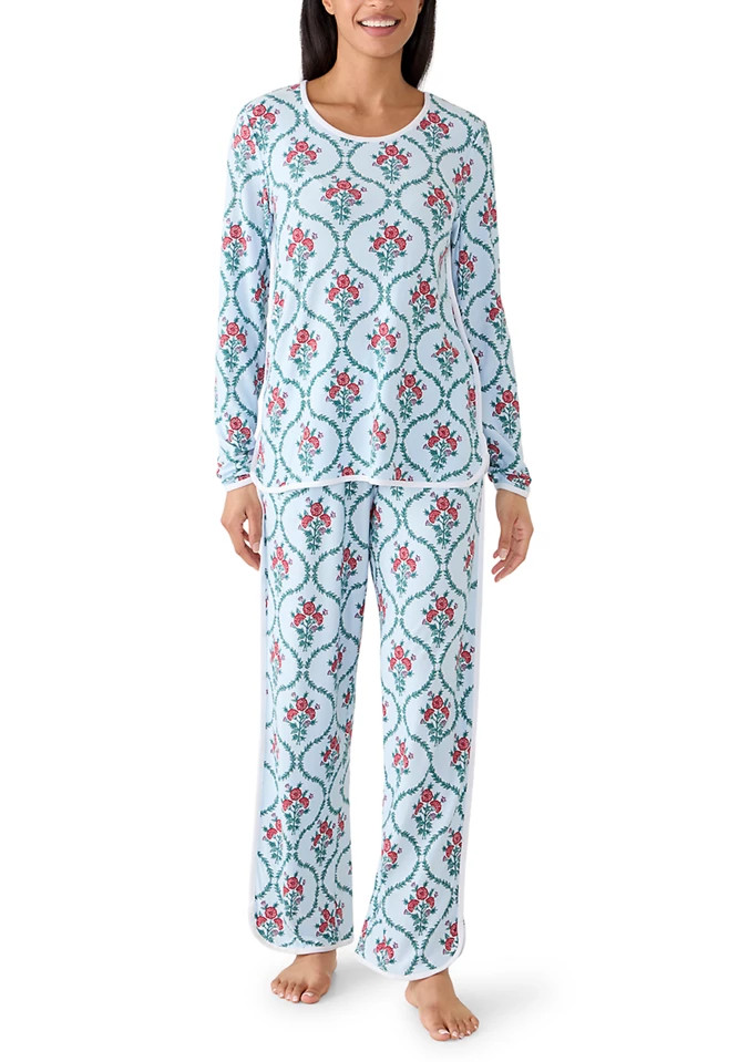 Long Sleeve Shirt, Pants and Shorts Pajama Set | Belk
