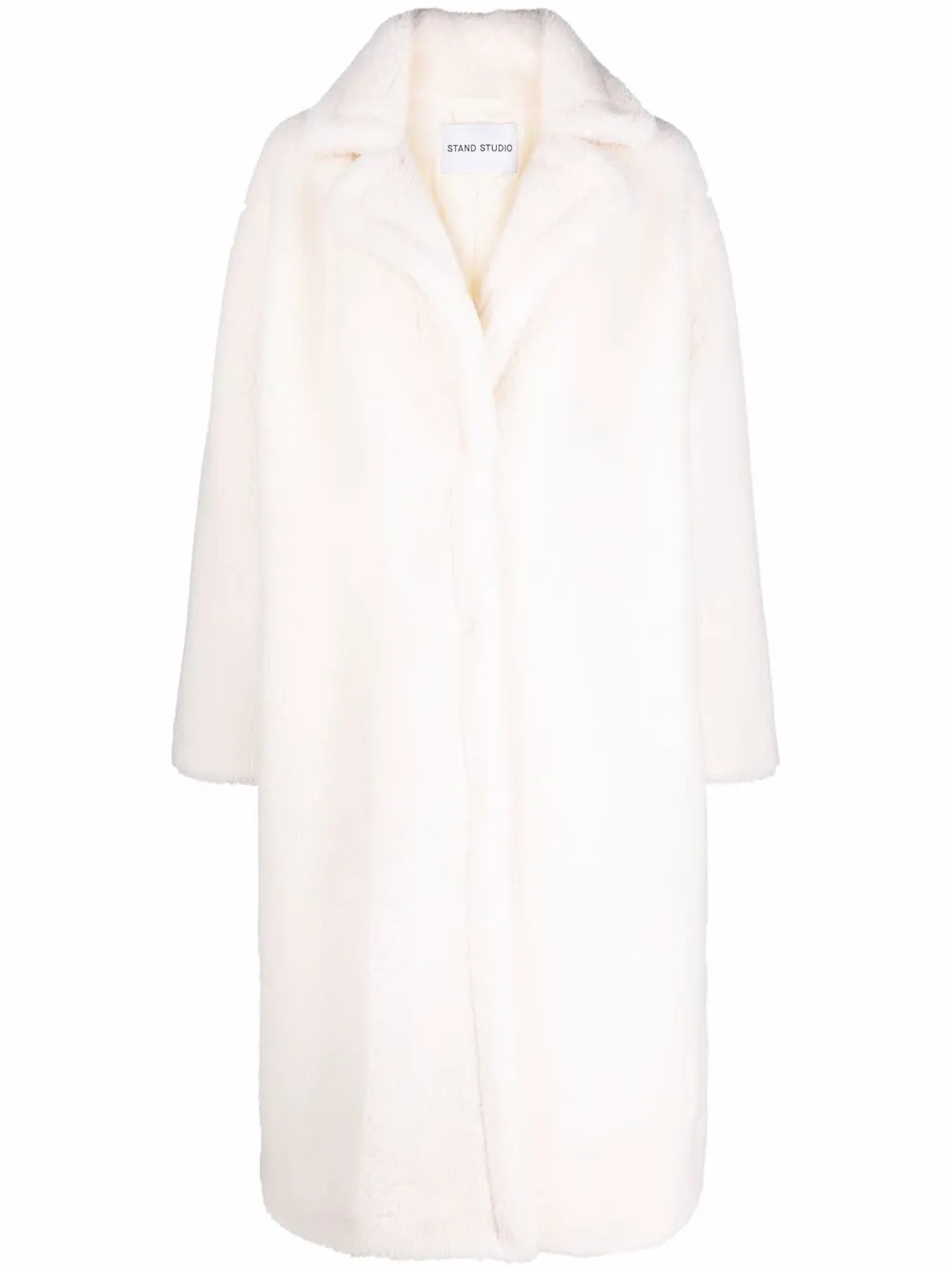 Maria faux-shearling coat | Farfetch Global