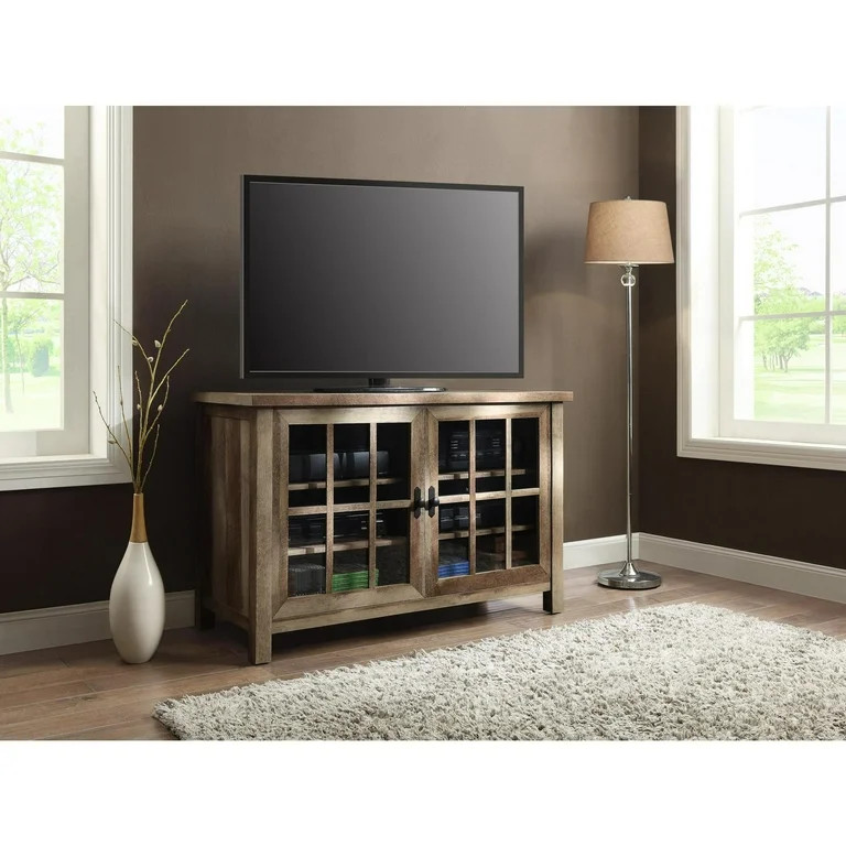 Better Homes & Gardens Oxford Square TV Stand for TVs up to 55", Weathered | Walmart (US)
