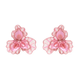 Poppy Studs Pink | Mignonne Gavigan