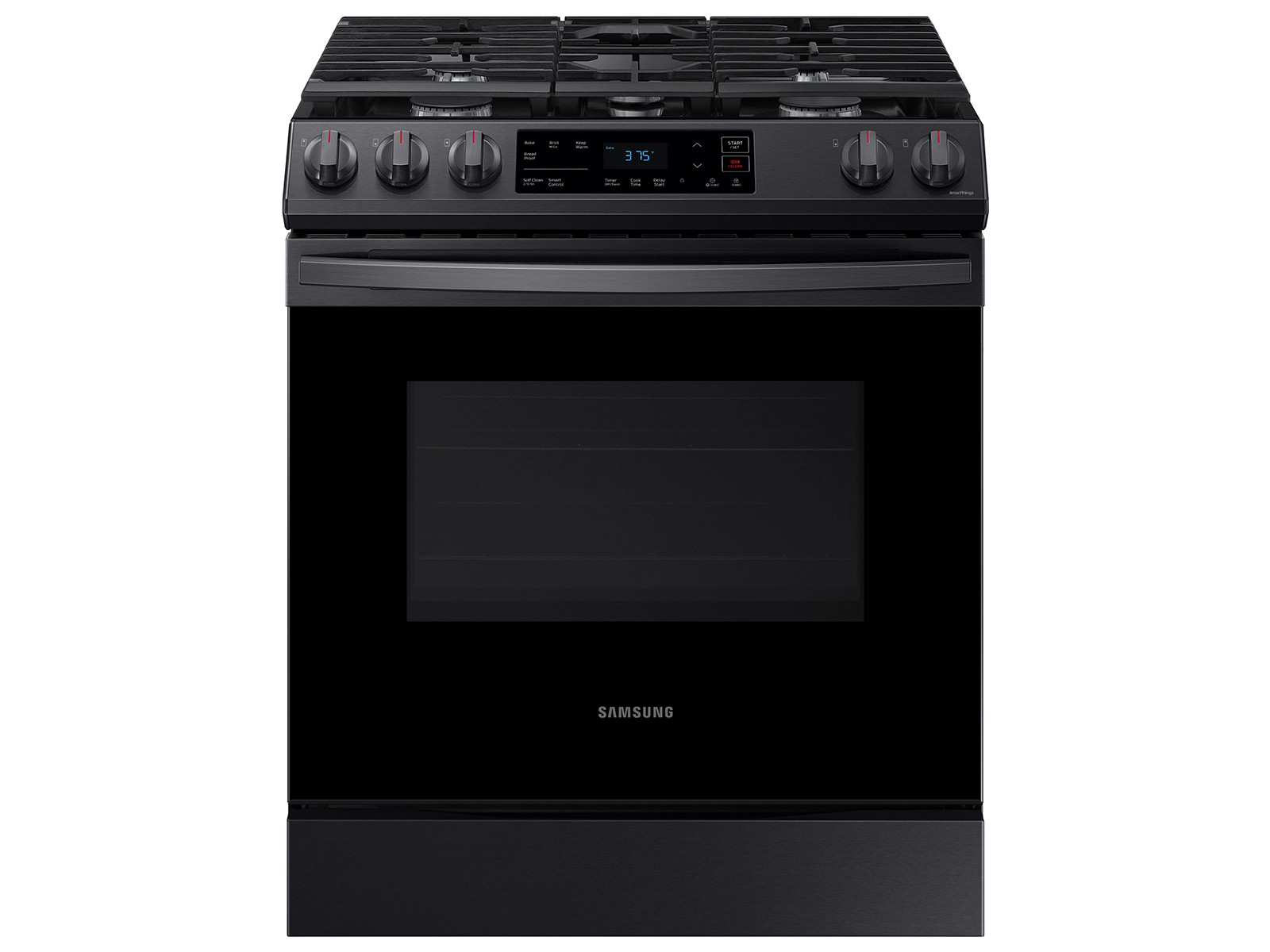 6.0 cu ft. Smart Slide-in Gas Range in Black Stainless Steel Ranges - NX60T8111SG/AA | Samsung US | Samsung