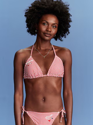 Old Navy x Disney© Minnie Mouse Triangle String Bikini Swim Top | Old Navy (US)