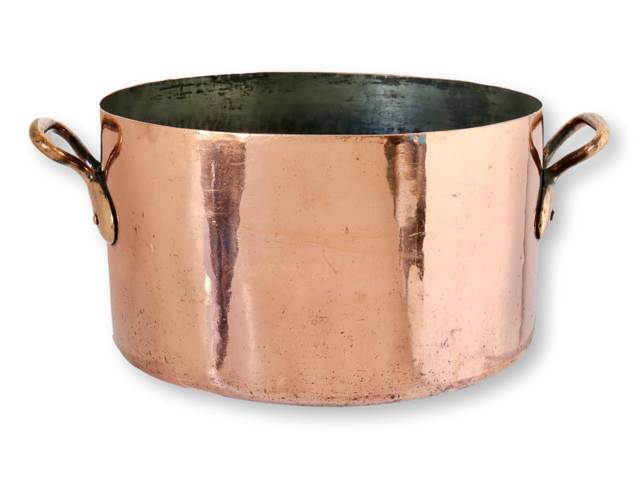 Large Antique Copper Boiling Pot - Rose Victoria | One Kings Lane