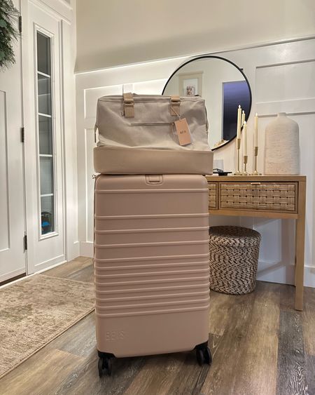 My larger luggage (29”) came in yesterday along with my weekender bag and I LOVE both!! Taking this luggage to NYC since it’s cold and will be packing thicker layers 🤍 

Beis Luggage, neutral travel, travel must-haves, luxury luggage 

#LTKtravel
