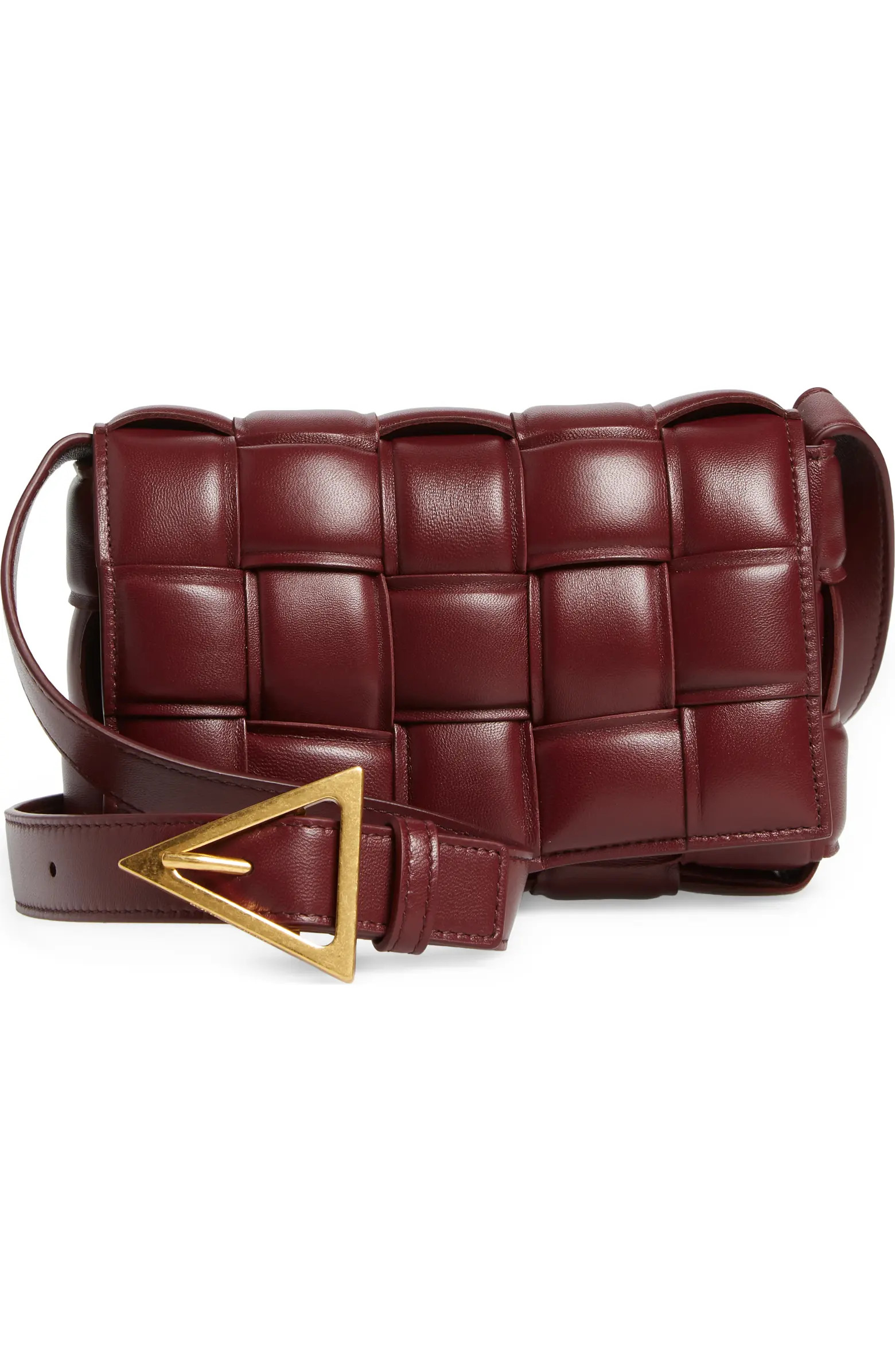 Small Padded Cassette Intrecciato Leather Crossbody Bag | Nordstrom