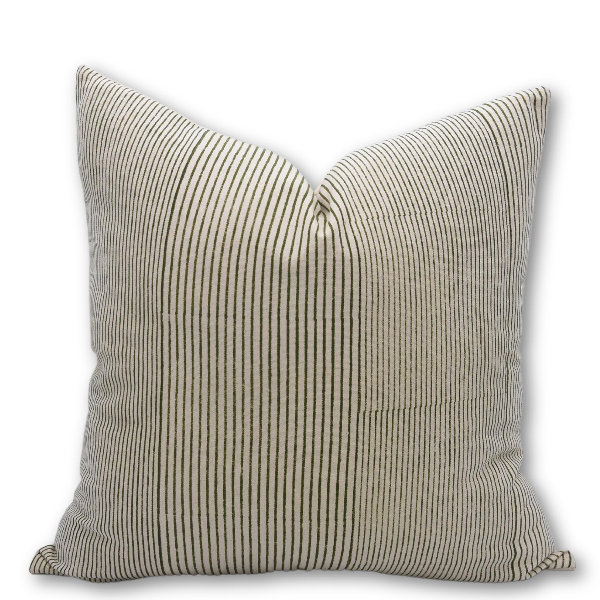 Decorative Handmade Duck Canvas 18X18 Throw Block Print Vintage Pillowcase Cushion Cover with Zip... | Amazon (US)