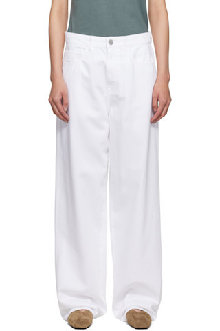 Róhe - White Signature Baggy Fit Jeans | SSENSE