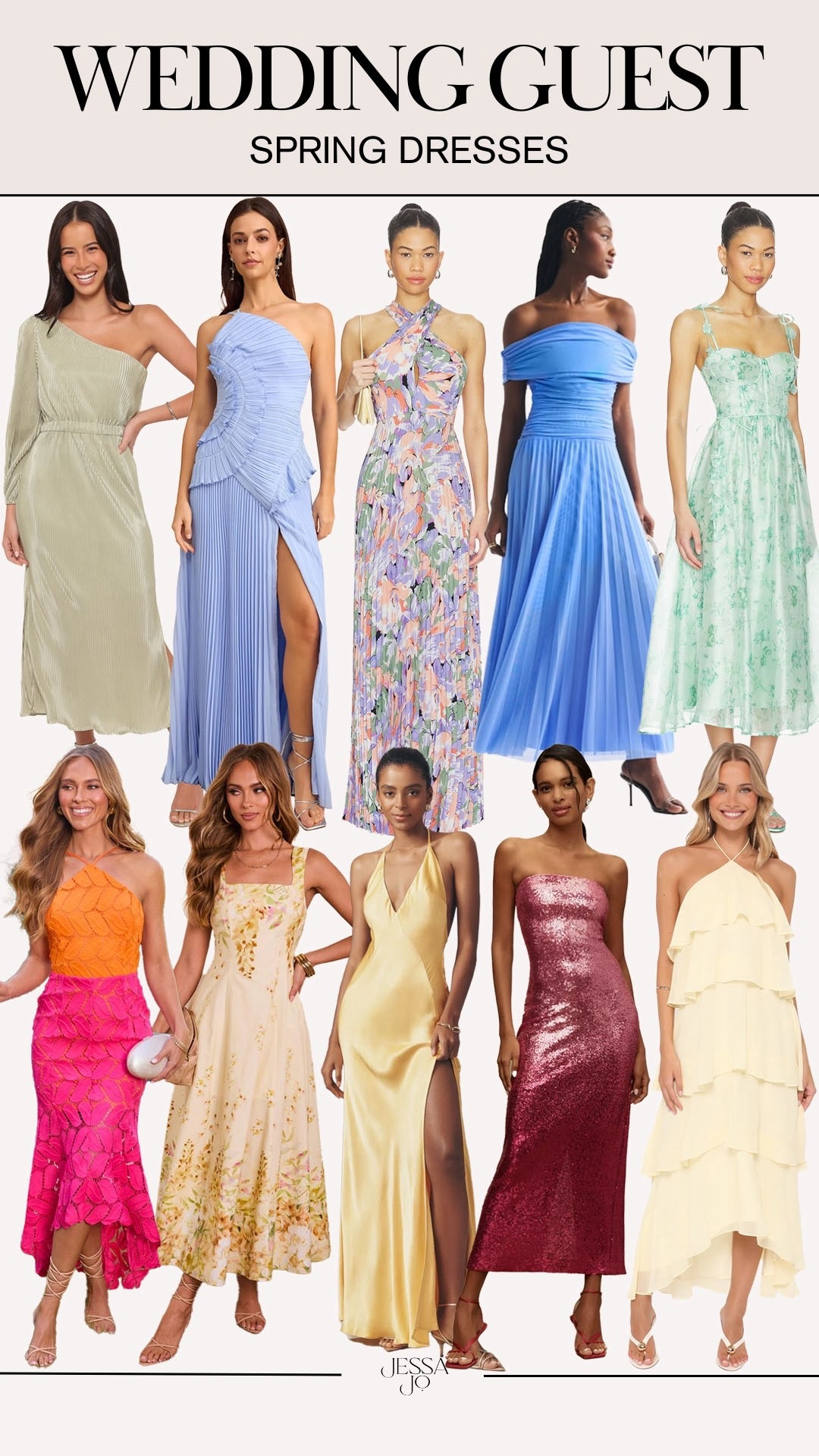 Spring wedding guest dress. What to wear to a spring wedding. Colorful wedding guest dress. Spring event dress. 

#LTKWedding #LTKootd #LTKSeasonal