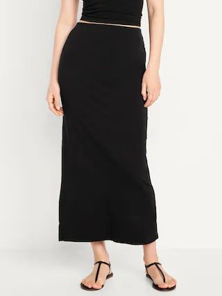 Fitted Maxi Skirt | Old Navy (CA)