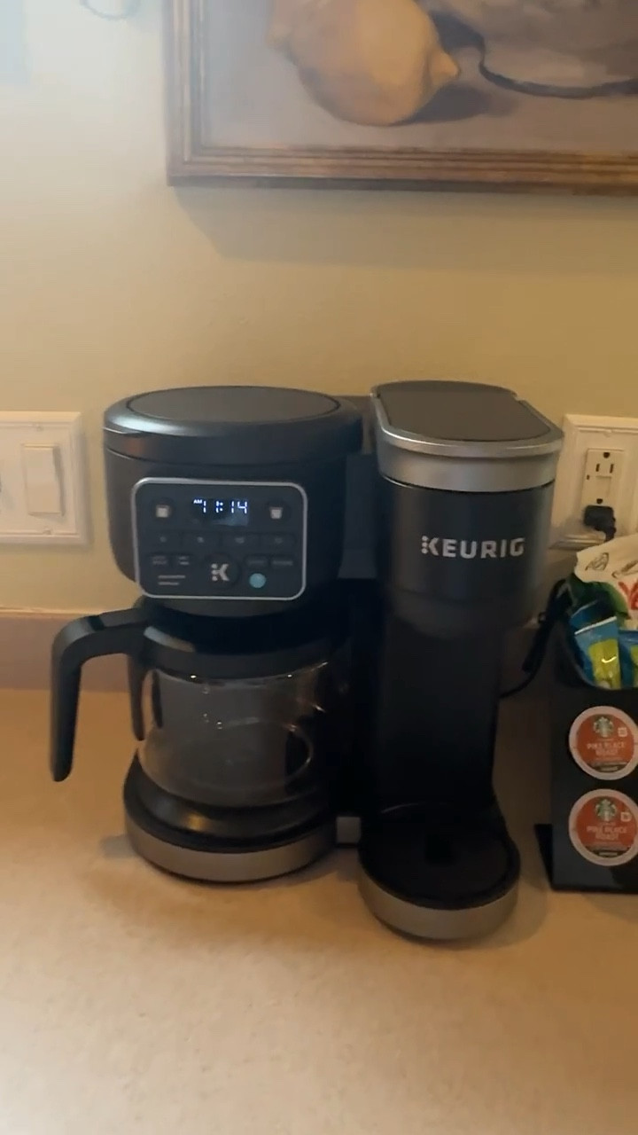 Love this coffee maker for our Airbnb! Drip coffee and K-cups. Would be a great gift. Coffee maker, Amazon finds, apartment kitchen, condo kitchen

#LTKHome