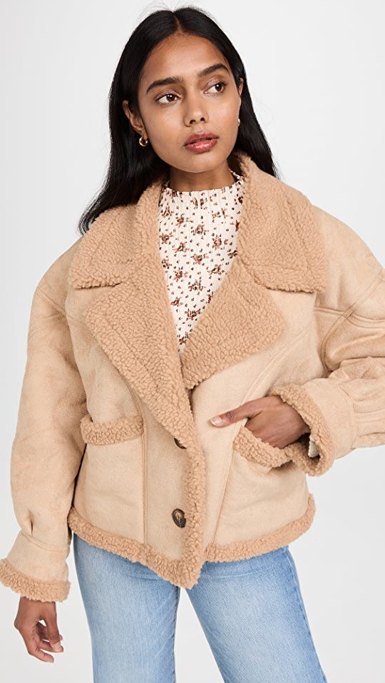 Moon River Sherpa Outerwear | SHOPBOP | Shopbop