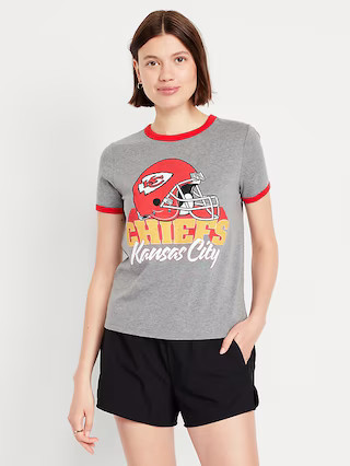 NFL™ Kansas City Chiefs™ EveryWear Crew-Neck Ringer T-Shirt | Old Navy (US)