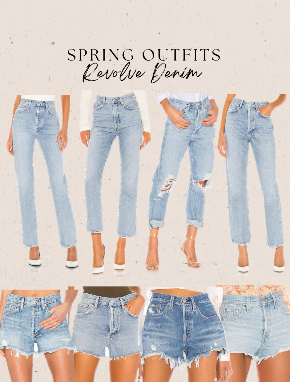Spring Outfits: Revolve Denim


Denim jeans, denim capris, denim shorts, summer shorts, jean shorts, jeans, short jeans, jean outfits

#LTKtravel #LTKstyletip #LTKSeasonal