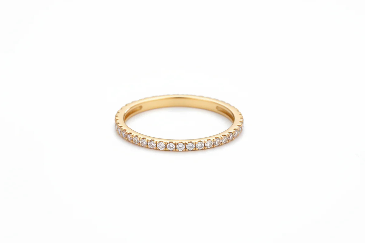 Perfect Pavé Ring | Garnished in Gold