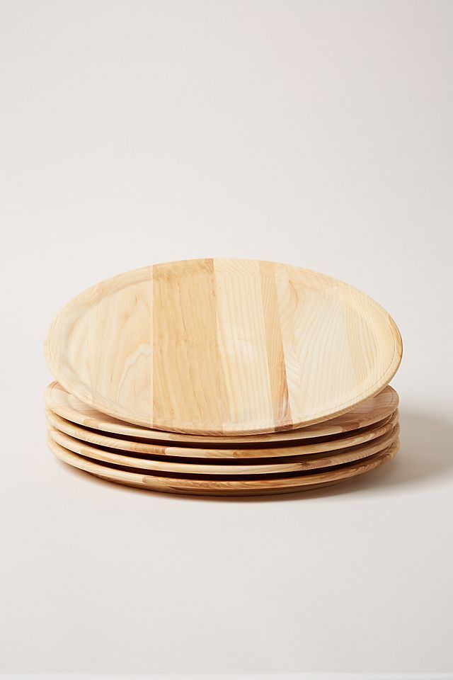 Farmhouse Pottery Crafted Wooden Charger | Anthropologie (US)