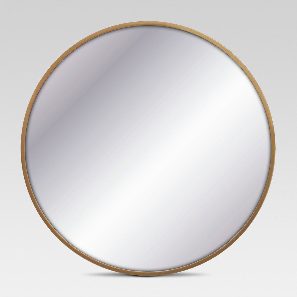 Decorative Circular Wall Mirror - Brass - Project 62 | Target