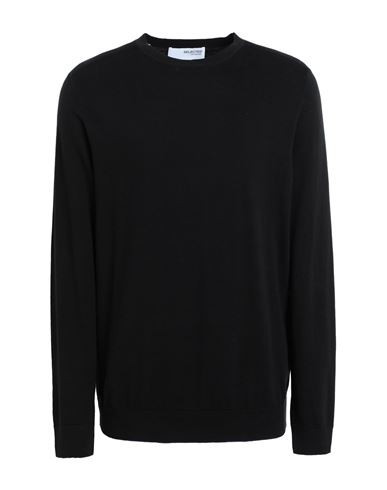 Selected Homme Man Sweater Black Size S Pima Cotton | YOOX (US)