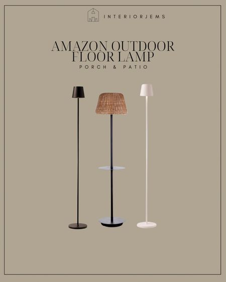 Really love these outdoor floor lamps. They’re super cute and modern, water, resistant floor lamp for your porch or patio, lighting for outdoor, from Amazon.

#LTKsalealert #LTKstyletip #LTKhome