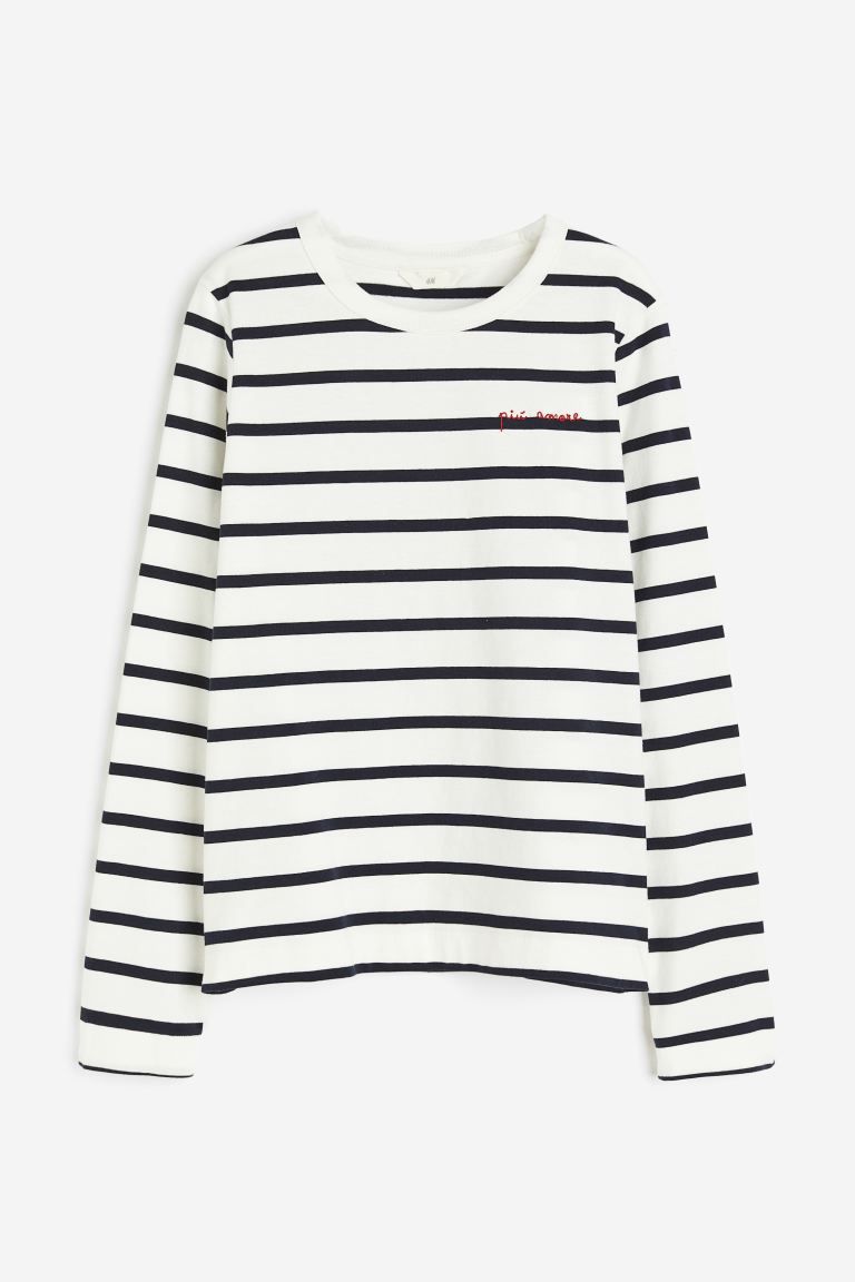 Cotton jersey top | H&M (UK, MY, IN, SG, PH, TW, HK)