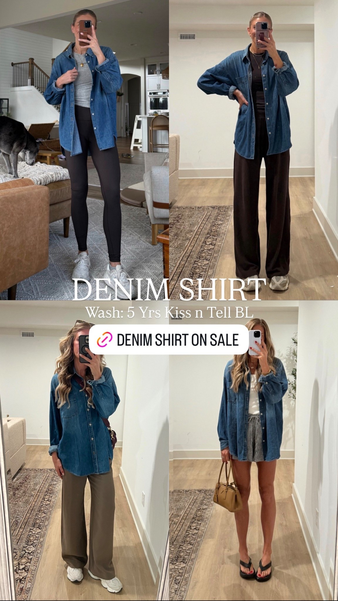 Aritiza Sale!
Denim shirt on sale
Sizing: 
Denim shirt: size medium but runs oversized.  I just prefer a super oversized fit + im talll


Aritizia, cyber week, cyber Salle, Black Friday, site wide sale, tall girl friendly, tall sizes 

#LTKHoliday #LTKSaleAlert #LTKCyberWeek