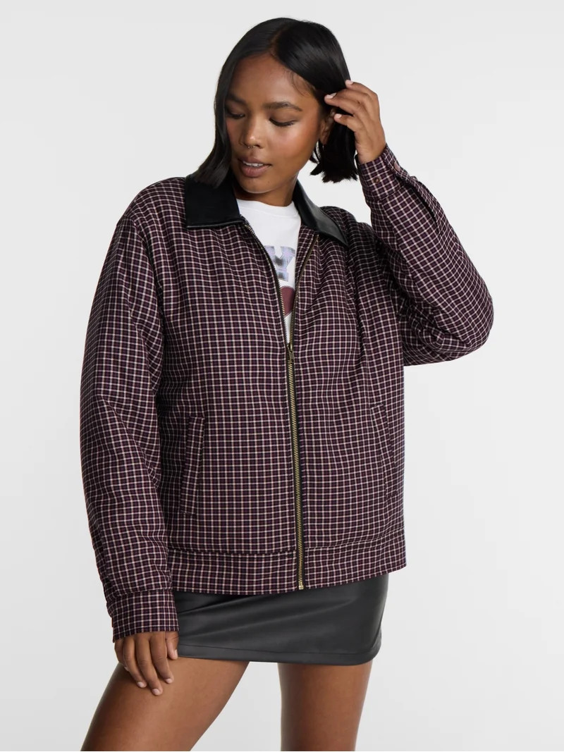 No Boundaries Workwear Jacket, Women's XXS-XXL | Walmart (US)