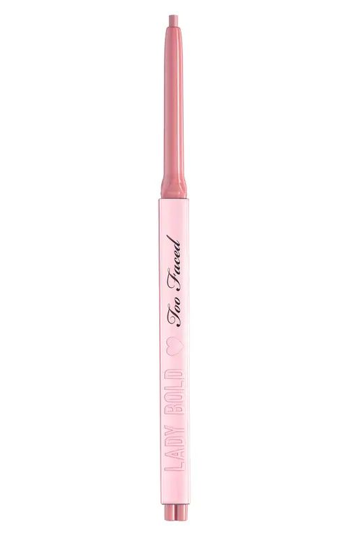 Too Faced Lady Bold Lip Liner in Lead The Way at Nordstrom | Nordstrom