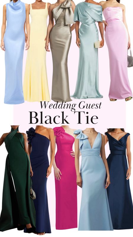 Spring wedding guest dresses // black tie dress // wedding guest dress // evening gown

#LTKParties #LTKStyleTip #LTKWedding